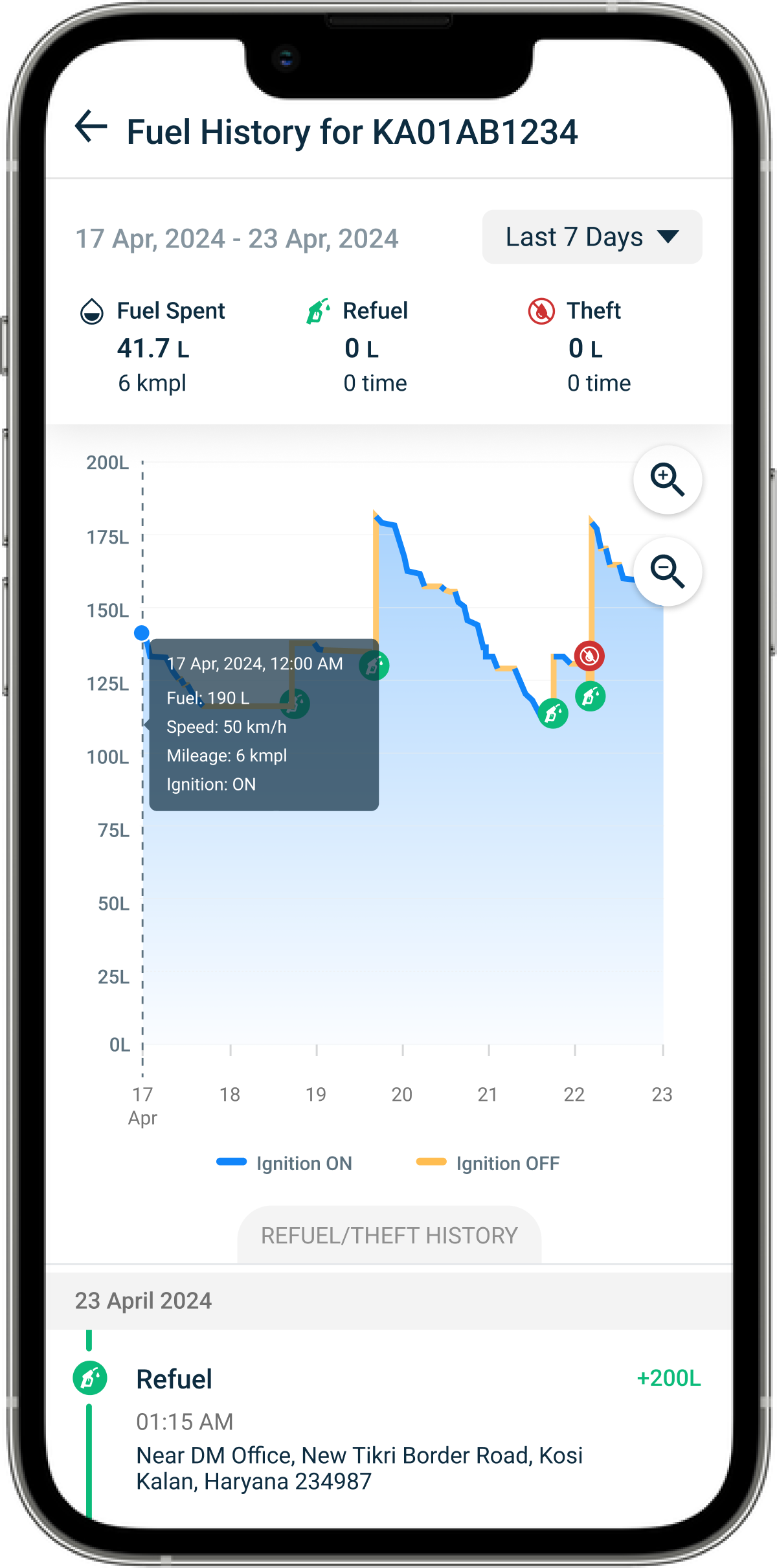 Mobile App Interface